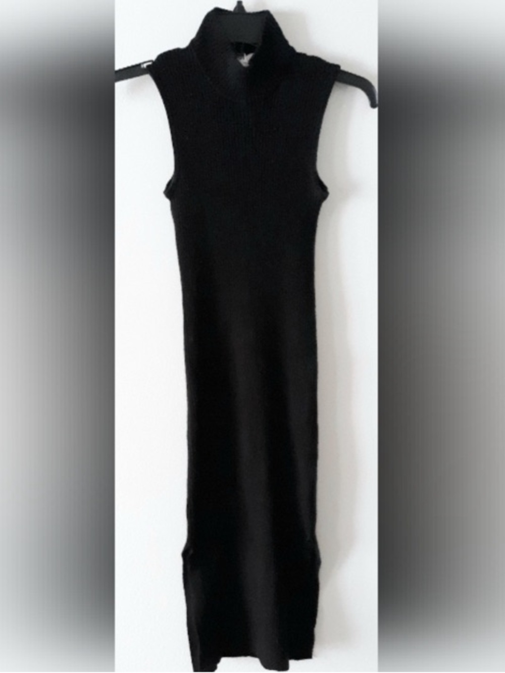 Soft ribbed sweater midi dress - excellent condition, size S/M - Picture 5 of 8